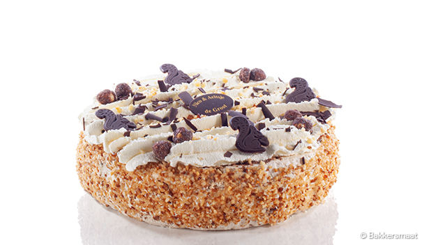 Kerst taartje schuim