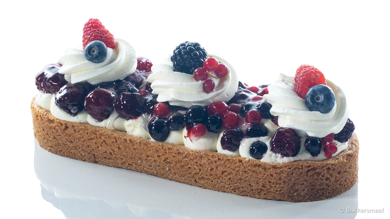 Witte chocolade bosvruchten slof